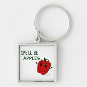 SHE'LL BE APPLES Keychain