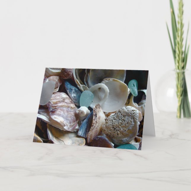 Shell Collected Greeting Card (Front)