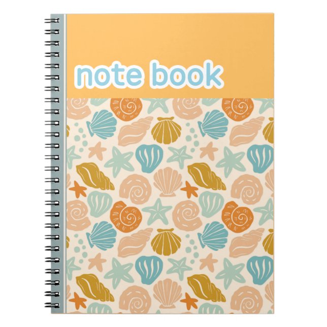 Shell Collection Illustration Notebook (Front)