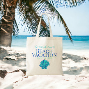 Shell Custom Beach Cruise Reunion Vacation Tote Bag