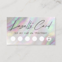 shell design loyalty card