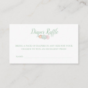 Shell Diaper Raffle Enclosure Card