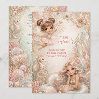 Shell-ebrate Under the Sea Mermaid Girls Birthday 