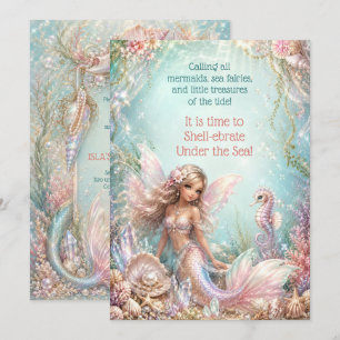 Shell-ebrate Under the Sea Mermaid Girls Birthday 