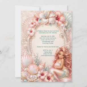 Shell-ebrate Under the Sea Mermaid Girls Birthday 