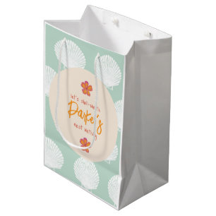 "Shell-ebration" Coastal Beach Party Theme Medium Gift Bag