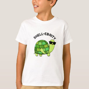 Shell-ebrity Funny Celebrity Tortoise Pun  T-Shirt