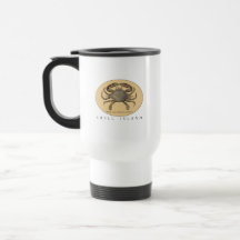 Shell Island Crab Travel Mug