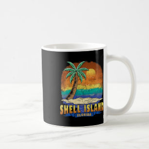 Shell Island Florida Vintage Distressed Souvenir Coffee Mug