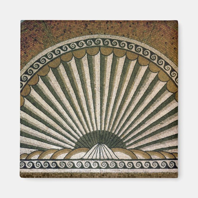 Shell mosaic, Insula II Building I 130-150 AD Magnet (Front)