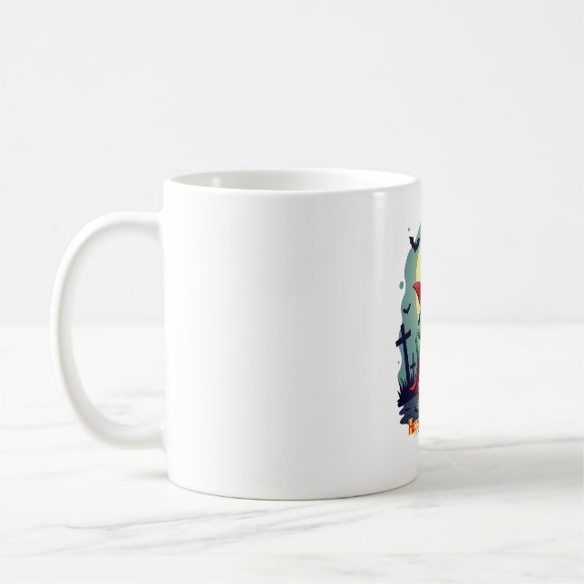 Shell-o-Ween Turtle Coffee Mug (Left)