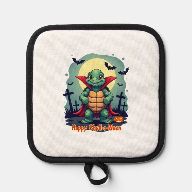 Shell-o-Ween Turtle Pot Holder (Front)