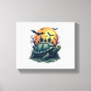 Shell of Screams Turtle Canvas Print