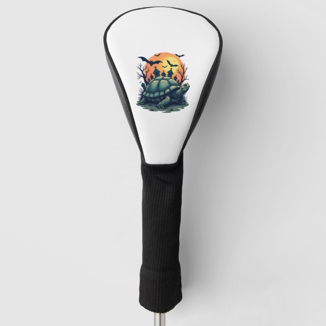 Shell of Screams Turtle Golf Head Cover (Front)