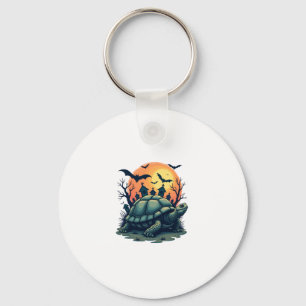Shell of Screams Turtle Key Ring