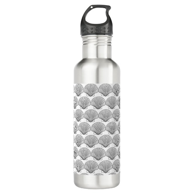 Shell Pattern  710 Ml Water Bottle (Front)