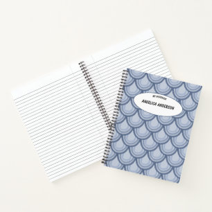 Shell pattern notebook