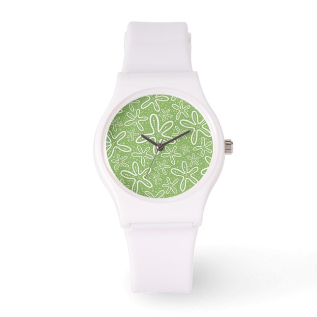 Shell Pattern On Spotted Background Watch (Front)
