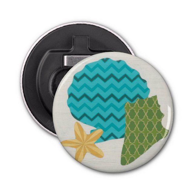 Shell Patterns II Bottle Opener (Front)