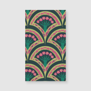 shell shaped green pattern