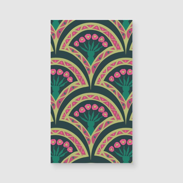 shell shaped green pattern (Front)