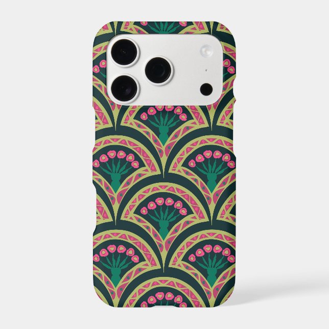 shell shaped green pattern (Back)