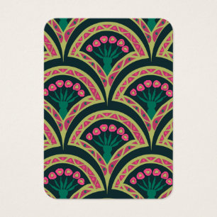 shell shaped green pattern