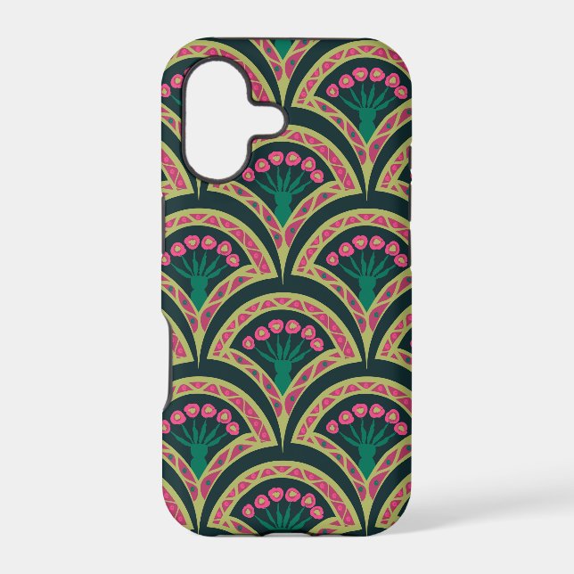 shell shaped green pattern (Back)