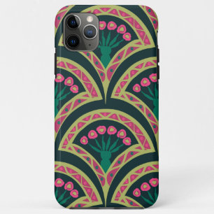 shell shaped green pattern Case-Mate iPhone case