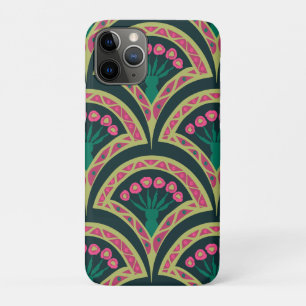 shell shaped green pattern Case-Mate iPhone case