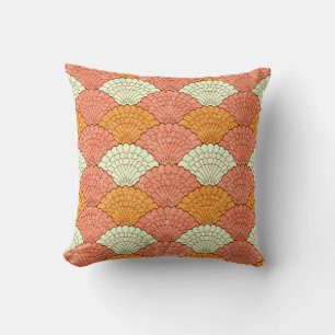 Shell Spectacle: Abstract Sea Patterns Cushion