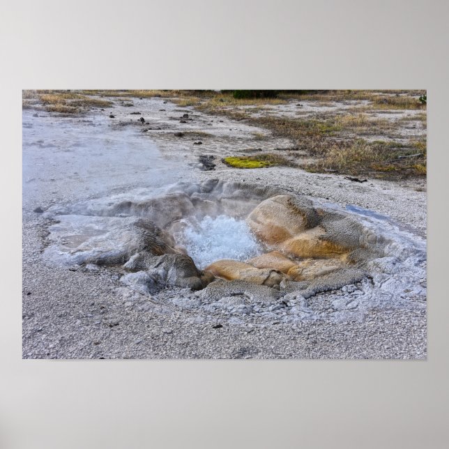 Shell Spring in Yellowstone National Park, Wyoming Poster (Front)