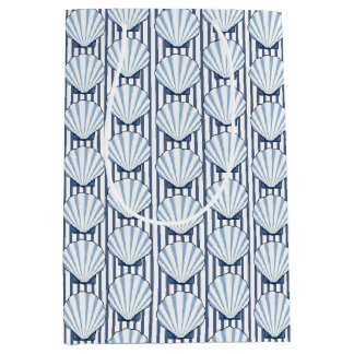 Shell Stripe Elegance! Medium Gift Bag