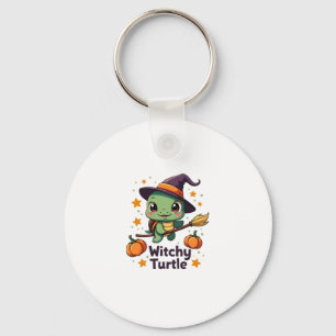 Shell Witch Turtle Key Ring