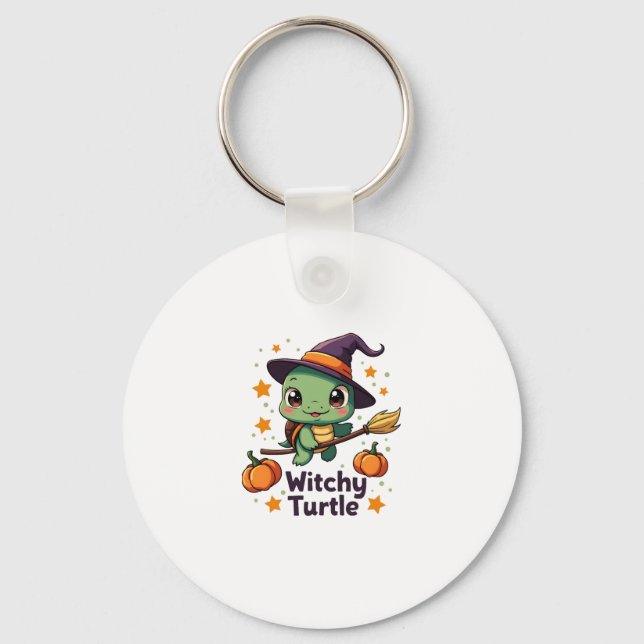 Shell Witch Turtle Key Ring (Front)