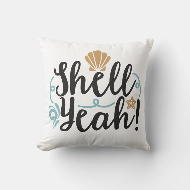 Shell Yeah Cushion (Front)