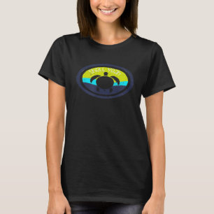 Shell Yeah Save The Sea Turtle Surf Ocean Waves Re T-Shirt