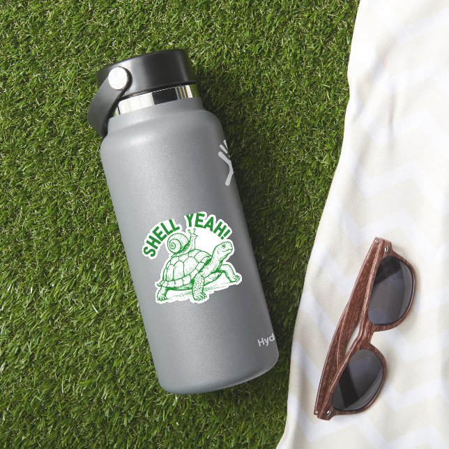 Shell Yeah Turtle Snail Funny (HydroFlask Insitu)