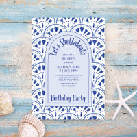 Shellabrate Scallop Sea Shells Beach Birthday