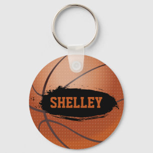 Shelley Grunge Basketball Keychain / Keyring