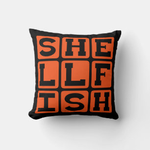 Shellfish, Exoskeleton-Bearing Invertebrates Cushion