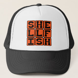 Shellfish, Exoskeleton-Bearing Invertebrates Trucker Hat