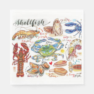 Shellfish Party  Napkin