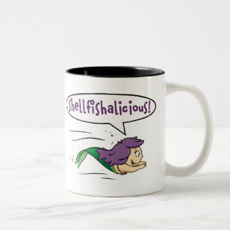Shellfishalicious! Mug (right-handed)