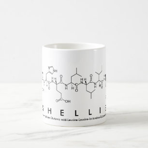 Shellie peptide name mug