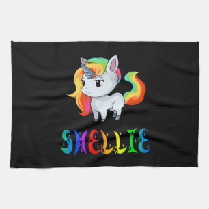 Shellie Unicorn Tea Towel