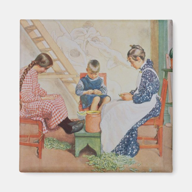 Shelling Peas, pub. in 'Lasst Licht Hinin'(`Let in Magnet (Front)