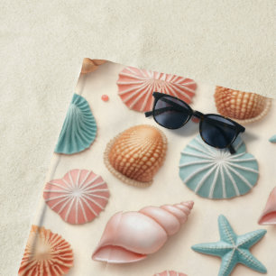 Shells Abundance Beach Towel