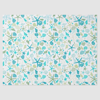 Shells and Starfish Tissue Paper