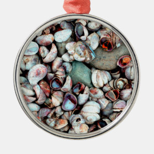 Shells and Stones Metal Tree Decoration